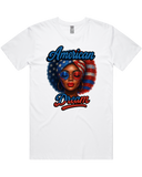 American Dream Queen 4th Of July Women's T-Shirt Or Crop Top