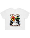 We Ain't Going Back Juneteenth Men's And Women's T-Shirt Or Crop Top T-Shirt