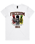 Freedom Juneteenth Men's And Women T-Shirt Or Crop Top