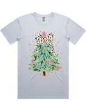 Dalmatian Bow Christmas Tree Tshirt