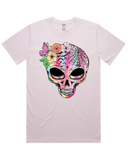 Pastel Skull Halloween Short Sleeve Tshirt