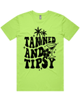 Tanned And Tipsy Short Sleeve T-Shirt