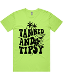 Tanned And Tipsy Short Sleeve T-Shirt