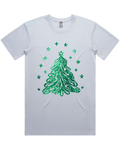 Sparkling Green Christmas Tree Tshirt