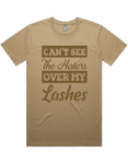 Cant See The Haters Over My Lashes Short Sleeve T-Shirt