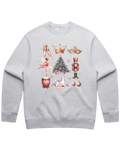 Dancing Christmas Coquette Sweatshirt