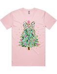 Dalmatian Bow Christmas Tree Tshirt