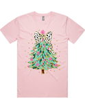 Dalmatian Bow Christmas Tree Tshirt