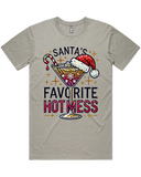 Santa's Favorite Hot Mess Christmas Tshirt