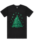 Sparkling Green Christmas Tree Tshirt