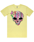 Pastel Skull Halloween Short Sleeve Tshirt