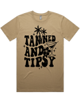 Tanned And Tipsy Short Sleeve T-Shirt