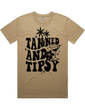 Tanned And Tipsy Short Sleeve T-Shirt