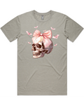 Pink Skull & Bow Halloween Tshirt