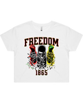 Freedom Juneteenth Men's And Women T-Shirt Or Crop Top