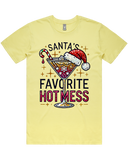 Santa's Favorite Hot Mess Christmas Tshirt