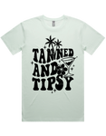 Tanned And Tipsy Short Sleeve T-Shirt