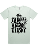 Tanned And Tipsy Short Sleeve T-Shirt