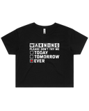 Please Don't Try Me Women's T-Shirt And Crop Top