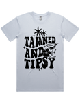 Tanned And Tipsy Short Sleeve T-Shirt