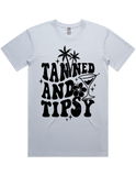 Tanned And Tipsy Short Sleeve T-Shirt