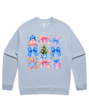 Christmas Buggy Coquette Christmas Sweatshirt