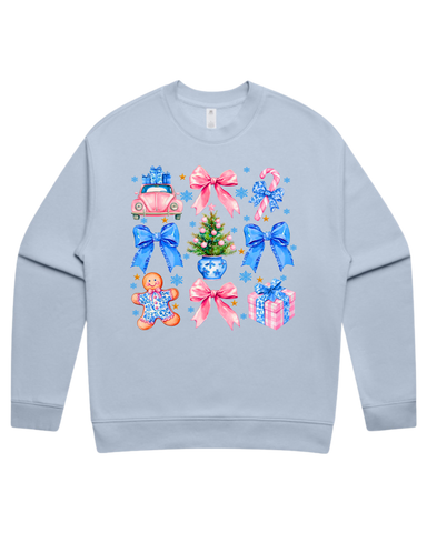 Christmas Buggy Coquette Christmas Sweatshirt