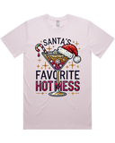 Santa's Favorite Hot Mess Christmas Tshirt