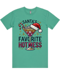 Santa's Favorite Hot Mess Christmas Tshirt