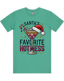 Santa's Favorite Hot Mess Christmas Tshirt