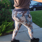 Mono b Camo Print Hybrid Cargo Leggings